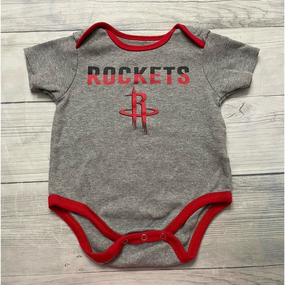 NBA Houston Rockets Basketball Baby Onesie Bodysuit Outfit, Size 6-9 months